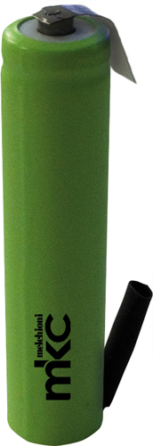 Batterie ricaricabili ni-mh stilo AA con terminali a saldare 2600mAh