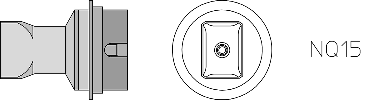 Punta Weller T0054451199, 3,5 mm, Zoccolo diritto, angolo 45°