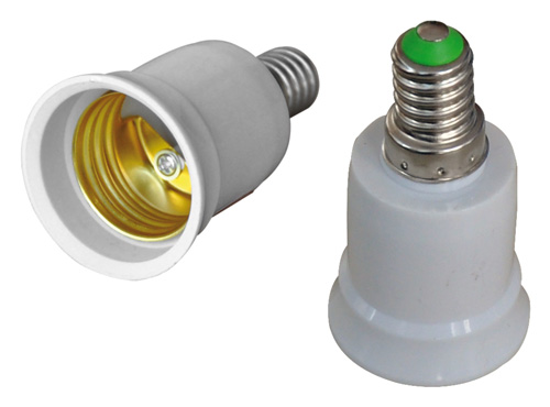 Adattatore portalampade da att. maschio E14 a att. femmina E27 MKC light E14-E27