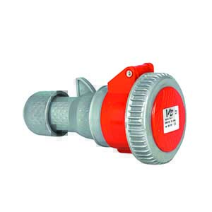 Presa Elettrica Industriale 3P+Terra Ip67 16A 400V Rosso PR/VB2142-I