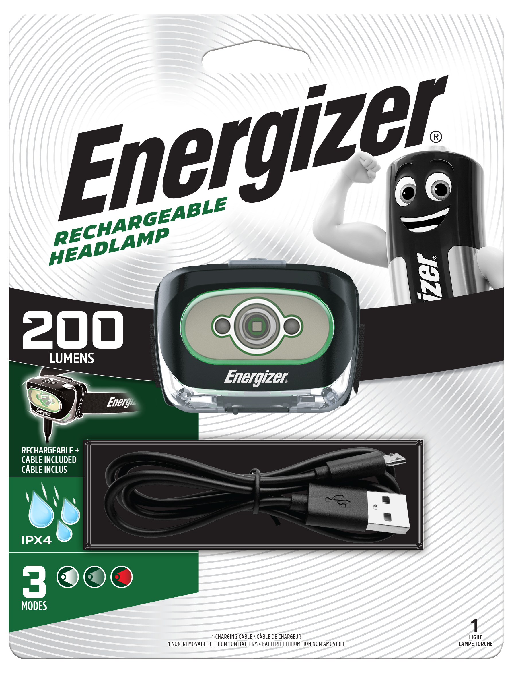 ENERGIZER Rechargeable Headlight