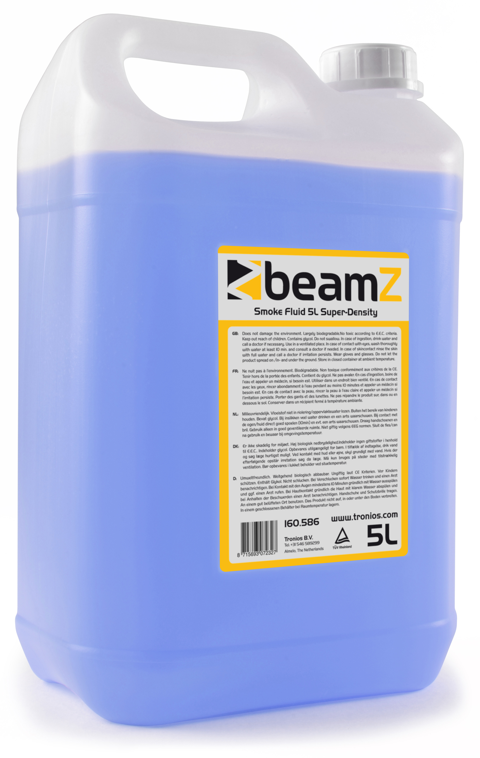Liquido ad alta densità per macchina crea fumo, flacone da 5l . 160.586