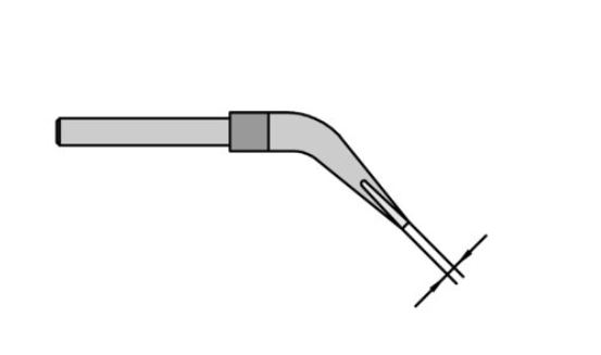 Set punte curve 45° T0054414199 - Weller