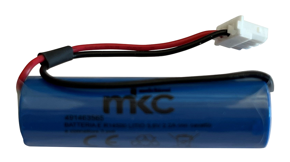 BATTERIA ER14505 LITIO 3,6V 2,4A con cavetto - MKC