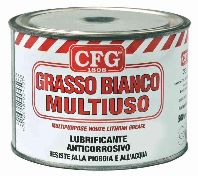 Grasso Bianco Multiuso Barattolo 500mL L00302 CFG