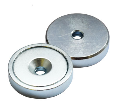 Magnete al neodimio, trazione 7.5 KG, svasato, bassa potenza