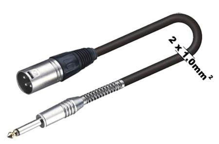 Cavo mic xlr m- jack m 10m BPCXJ-10BK
