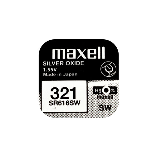 Batteria ossido argento MAXELL 1pc. Blister SR616SW