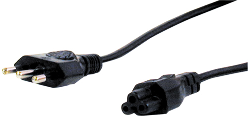Cavo di alimentazione 3poli 10-a/iec c5 s/p n pb MKC pc-tel MKCE-506+CE-608 2M P
