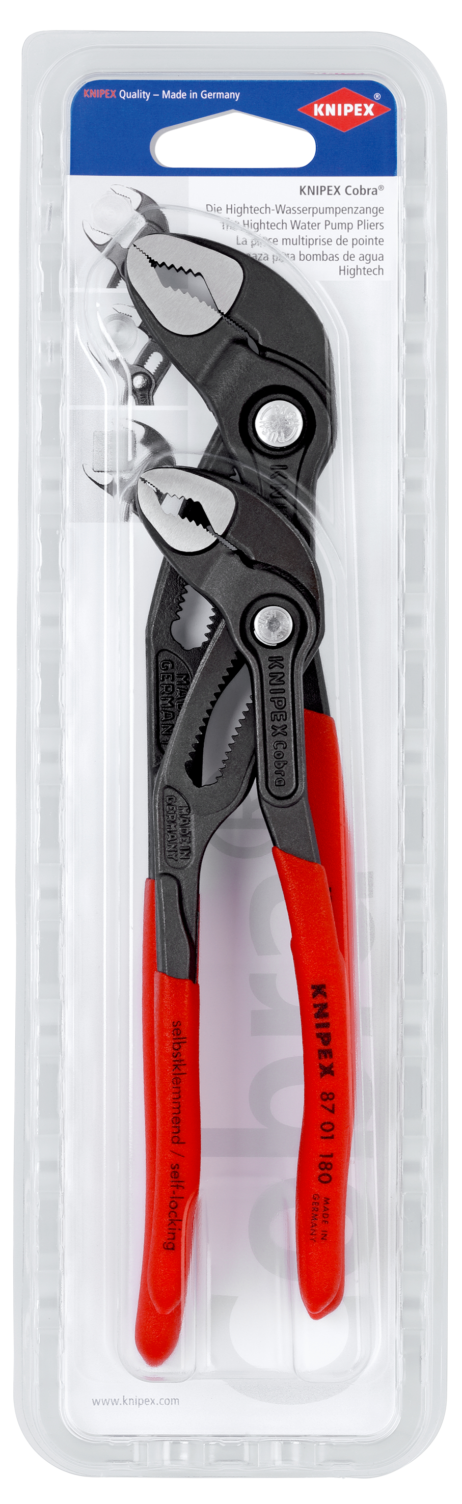 Knipex Set Cobra 2 pezzi 00 31 20 V01