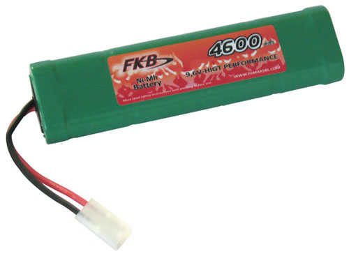 Pacco Batterie ni-mh tipo sc 9.6V 4600mah assemblaggio con connettore tamiya