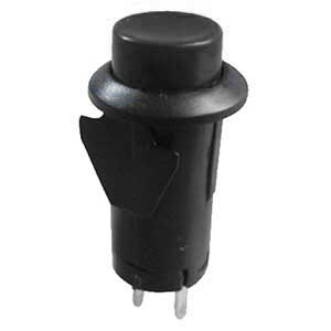 Pulsante N.A.Mont.Pres.D10 3A-125Vac Nero NAP/27N-I