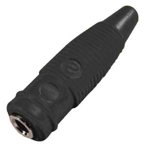 Presa Volante Professionale Ø4mm Nero BA/436N
