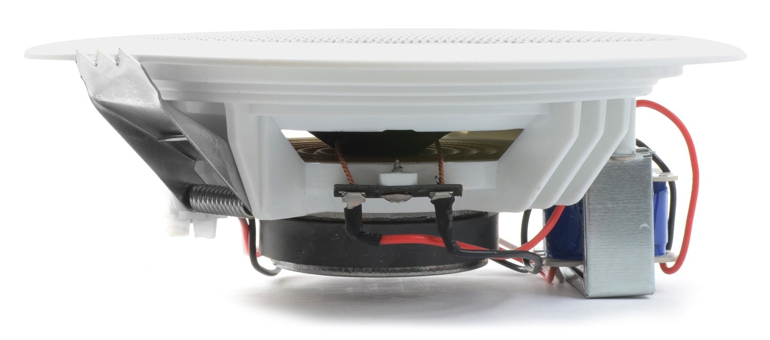 Diffusore da incasso a Soffitto 6W, 100V-8Ω, bianco CSPB5
