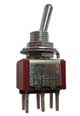 Deviatore Bipolare M.Circuito Stampato On-On 1,5A 250V DEDM/128CK-I