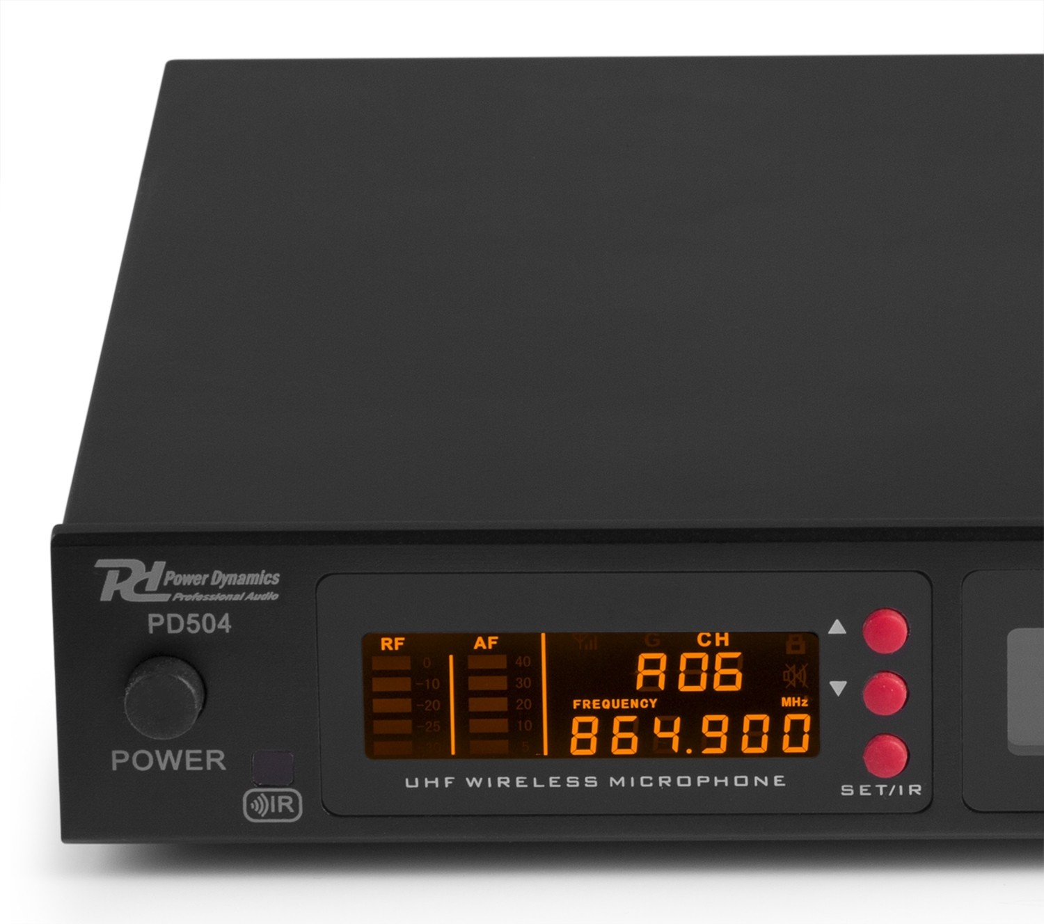 PD504B Set microfonico wireless in banda UHF 4 x 50 CH + 4 Bodypack