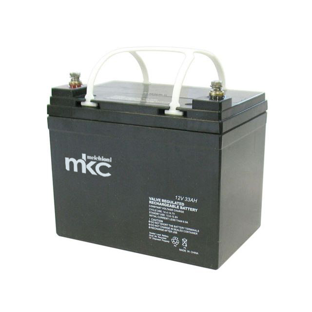 Batteria al piombo ricaricabile 12V 33Ah ciclica terminale t6 MKC