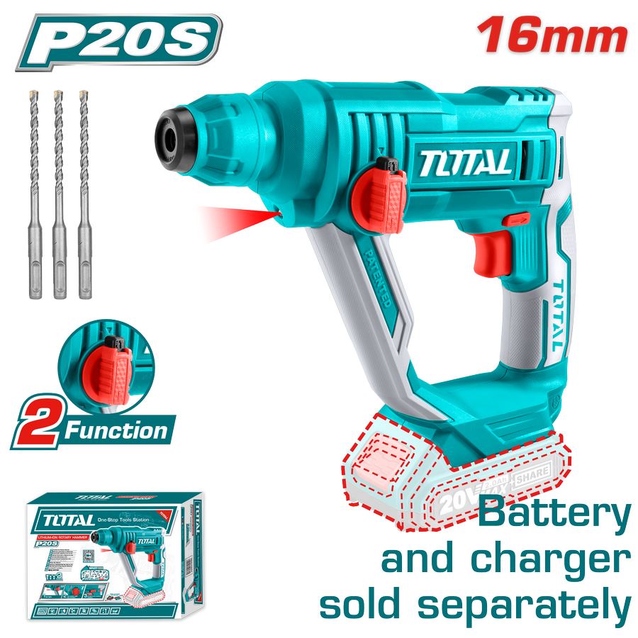 Martello Rotativo 1,5J - One Battery TRHLI1601