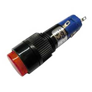 Pulsante Luminoso Unipolare 3A-125V Rosso P/3036R-C