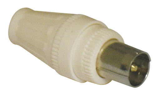 Spina coassiale tv 9,5 mm volante