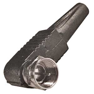 Spina Femmina 90° Con Guidacavo Rg59 A Vite F/1241-C