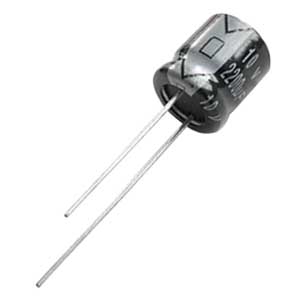 Condensatore Elettrolitico Miniatura 105Ø 22Æf/35V (5x7) 35V CEM22/35