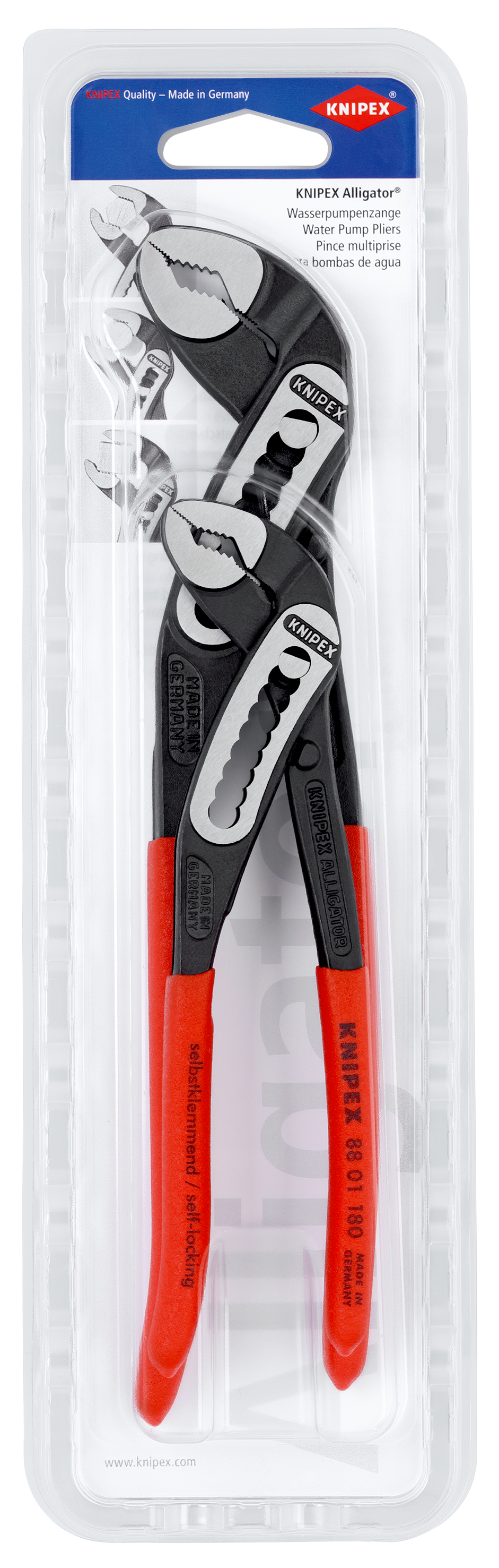 Knipex Set Alligator 2 pezzi 00 31 20 V02