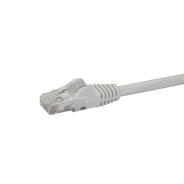 Startech.com N6PATC2MWH Cavo di rete Cat 6 - Cavo Patch Ethernet RJ45 UTP bianco da 2m antigroviglio - cavo gigabit categoria 6