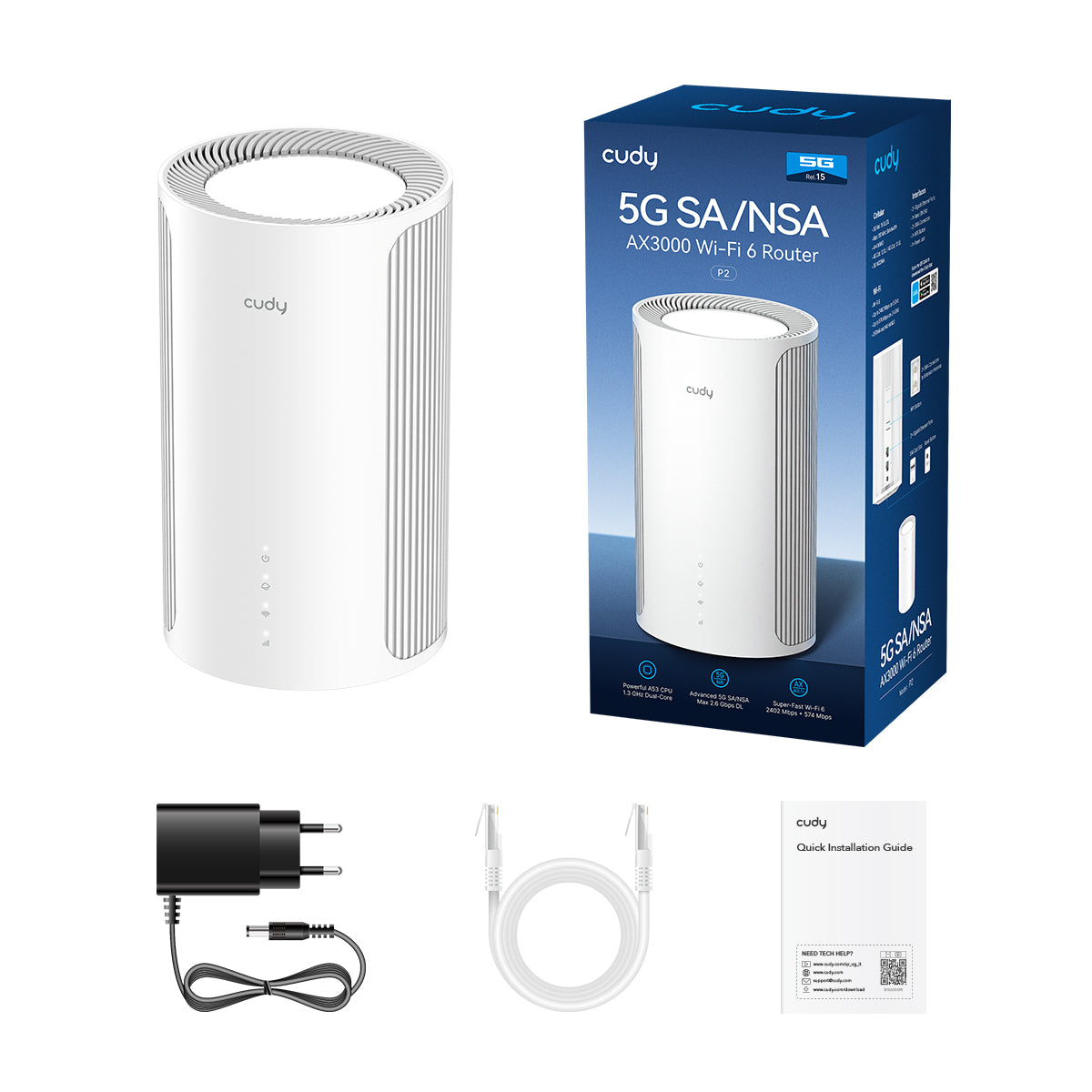 P2 - AX3000 Wi-Fi 6 5G Router