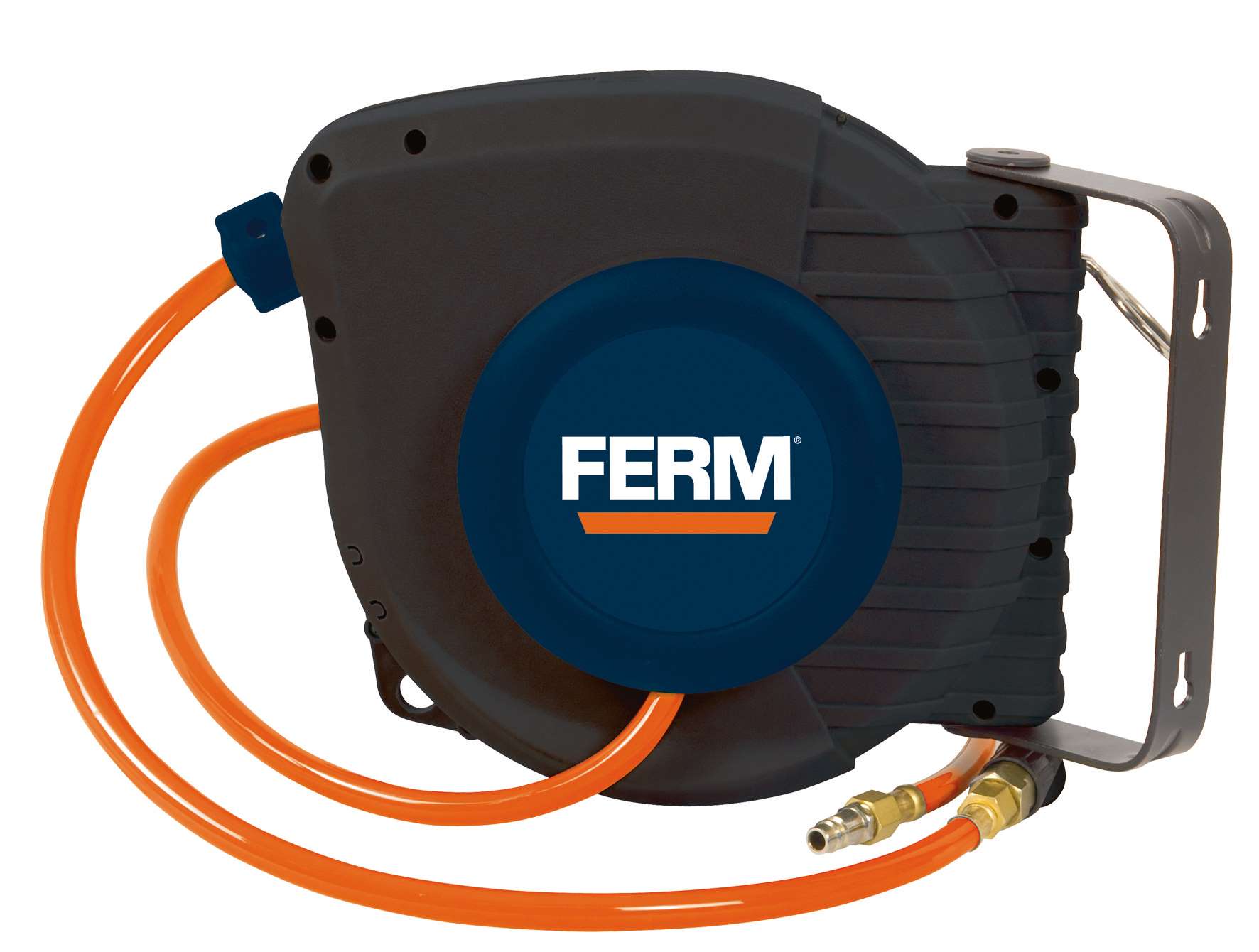 FERM ATA1033 Avvolgitore tubo aria compressa 9 m - pressione 8 bar - peso 3,25 kg