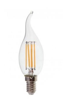 Lampadina LED FILOLAMP Fiamma 6W - Luce naturale