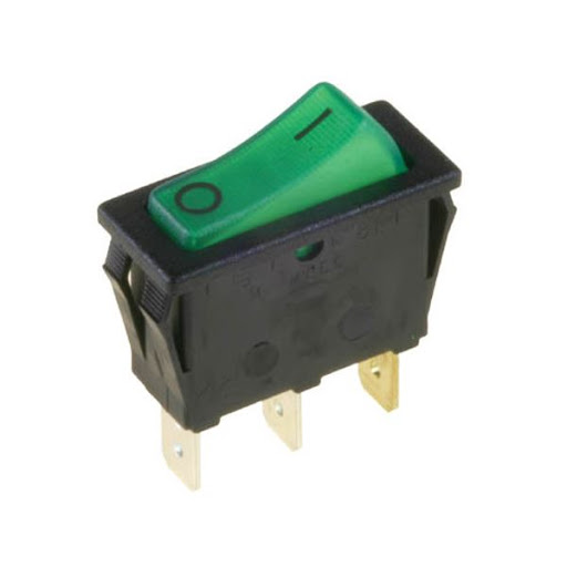 Interruttore luminoso VERDE I4615