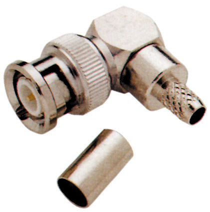 Spina bnc a 90 a crimpare x rg-59 GE37242T