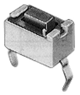 Tastino miniatura 12v 50ma 2pin 6x3,5x4,3mm B6850