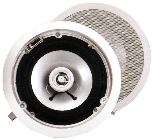 Diffusori coppia rotondi da controsoffitto 50W 8Ohm/100V bianchi CL130RT