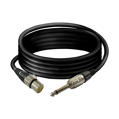 Cavo audio 12mt jack mono diam.mm 6,3 maschio xlr 3 poli femmina Tasker TK2212