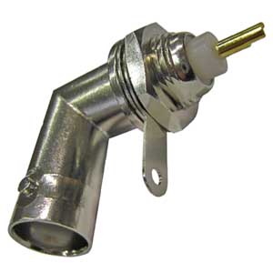 Presa BNC Da Pannello 90° A Saldare Con Dado GE35009T-I