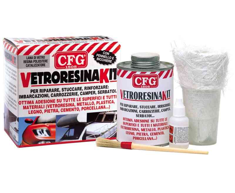 Vetroresina Kit Con Pennello E Bicchierino, Scatole Da - P00600 CFG