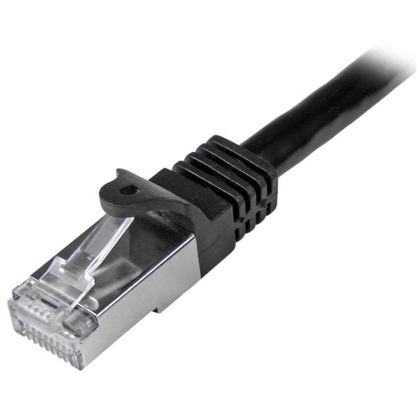 Startech.com N6SPAT1MBK Cavo di rete Cat6 Ethernet Gigabit - Cavo Patch RJ45 SFTP da 1 m - Nero