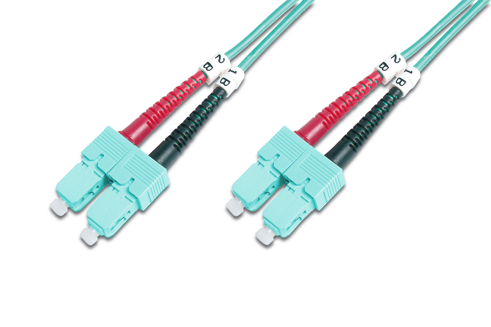 Digitus DK-2522-03/3 FO patch cord, duplex, SC to SC MM OM3 50/125 æ, 3 m