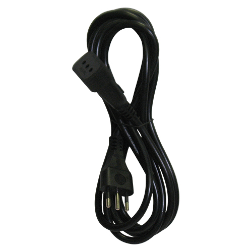 Prolunga elettrica nera spina 10a-presa 10a 3mt cavo3x0,75mmq MKC