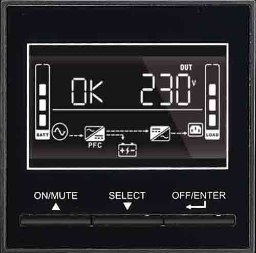 UPS EVO DSP PLUS 3600 Rack/Tower IEC Togheter ON