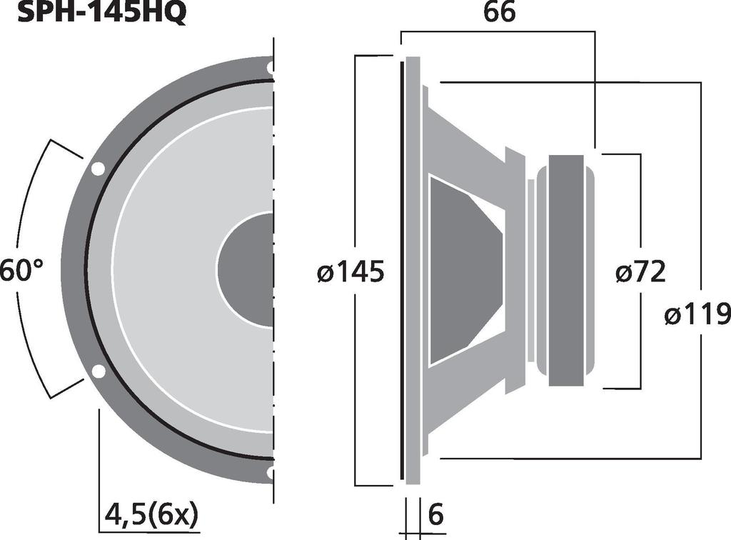SPH-145HQ - Woofer HiFi