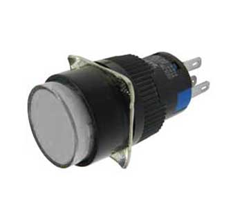 Pulsante Luminoso Circolare 24V Bianco AP/INT/11W-I
