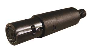 Presa Volante Schermata Minidin 3 Poli PRV/13-C
