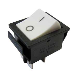 Interruttore A Bilanciere 16A-250V Bipolare Bianco INT/2286H-C