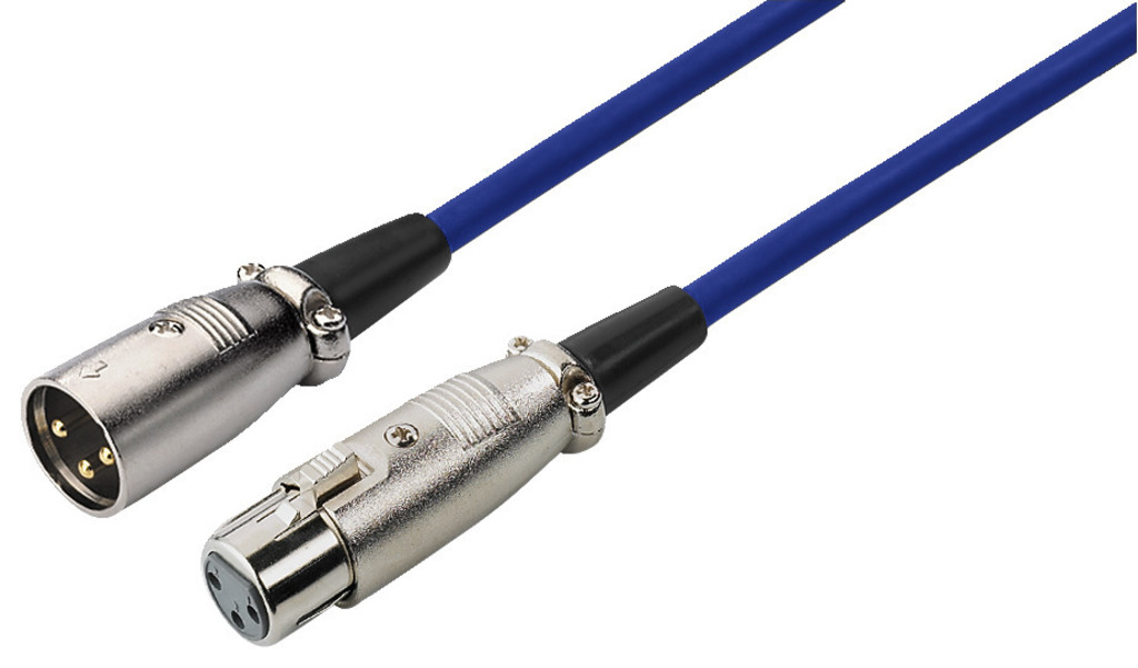 Cavo di prolunga XLR MEC-100/BL - 1 m
