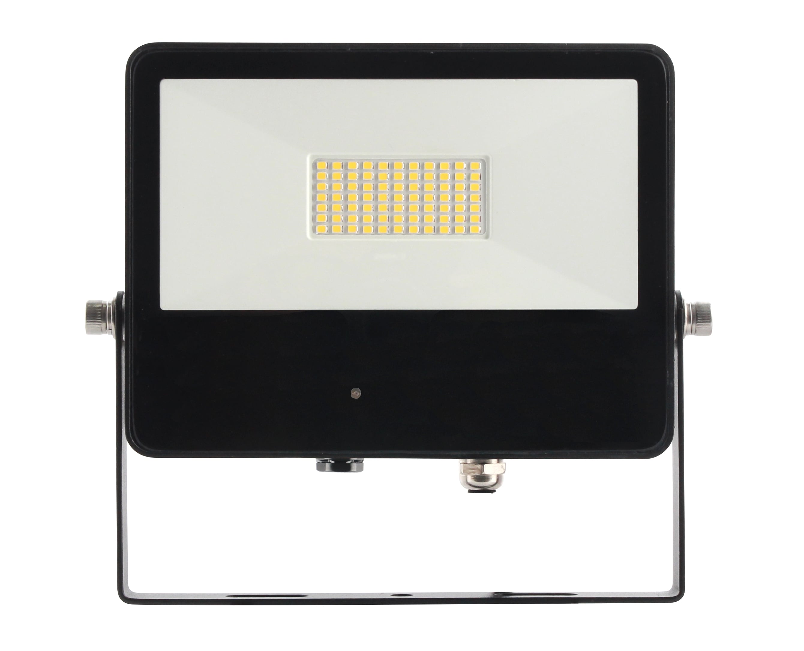 Faro HTP-DS MW 50W,  sensore crepuscolare e movimento, 4000K, Nero, MKC Light