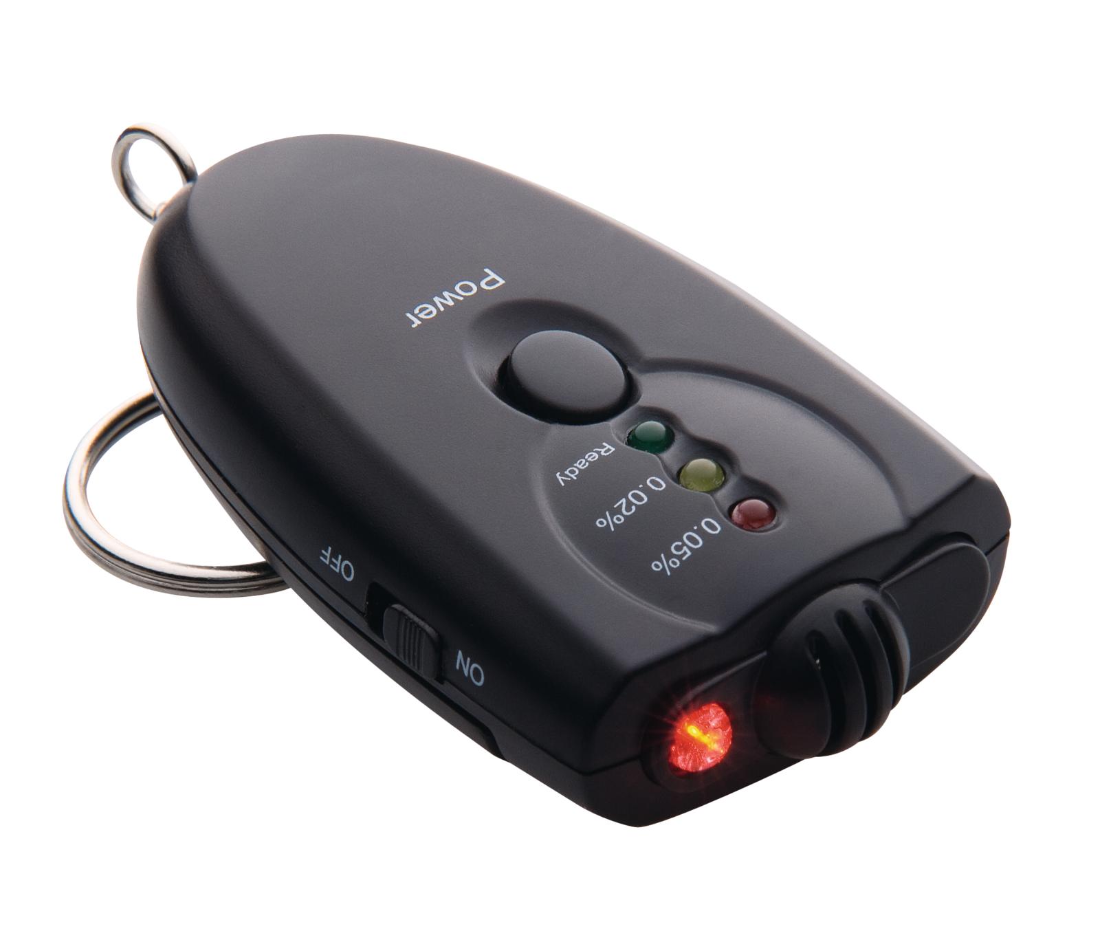 Etilometro con 3 livelli (verde-giallo-rosso) e funzione torcia (led) 86363