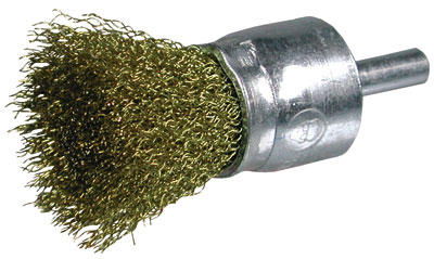 Alberino 6mm con spazz di fili rivestiti in ottone, 4500RPM diametro 25mm